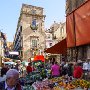 Markststand mit Gemüse, Palermo